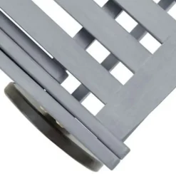 vidaXL - Zonnebed - Grijs - Hout Outlet