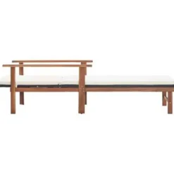 vidaXL - Zonnebed - Zwart - Poly rattan Discount