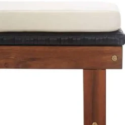 vidaXL - Zonnebed - Zwart - Poly rattan Discount