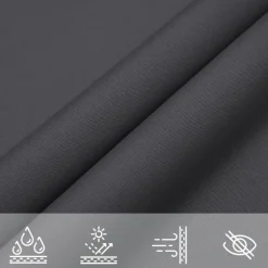 vidaXL - Zonnezeil - Antraciet - 2 x 4 m Online