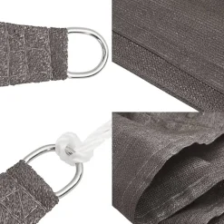 vidaXL - Zonnezeil - Antraciet - 3.6 x 3.6 x 3.6 m Sale