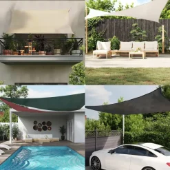 vidaXL - Zonnezeil - Antraciet - 2 x 2 m Hot