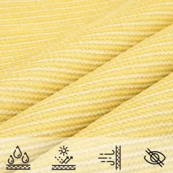 vidaXL - Zonnezeil - Beige - 3.6 x 3.6 m New