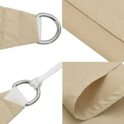 vidaXL - Zonnezeil - Beige - 2 x 4 m New