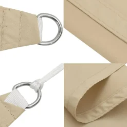 vidaXL - Zonnezeil - Beige - 3.6 x 3.6 m Hot