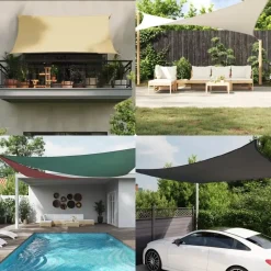 vidaXL - Zonnezeil - Crème - 3.6 x 3.6 m Sale