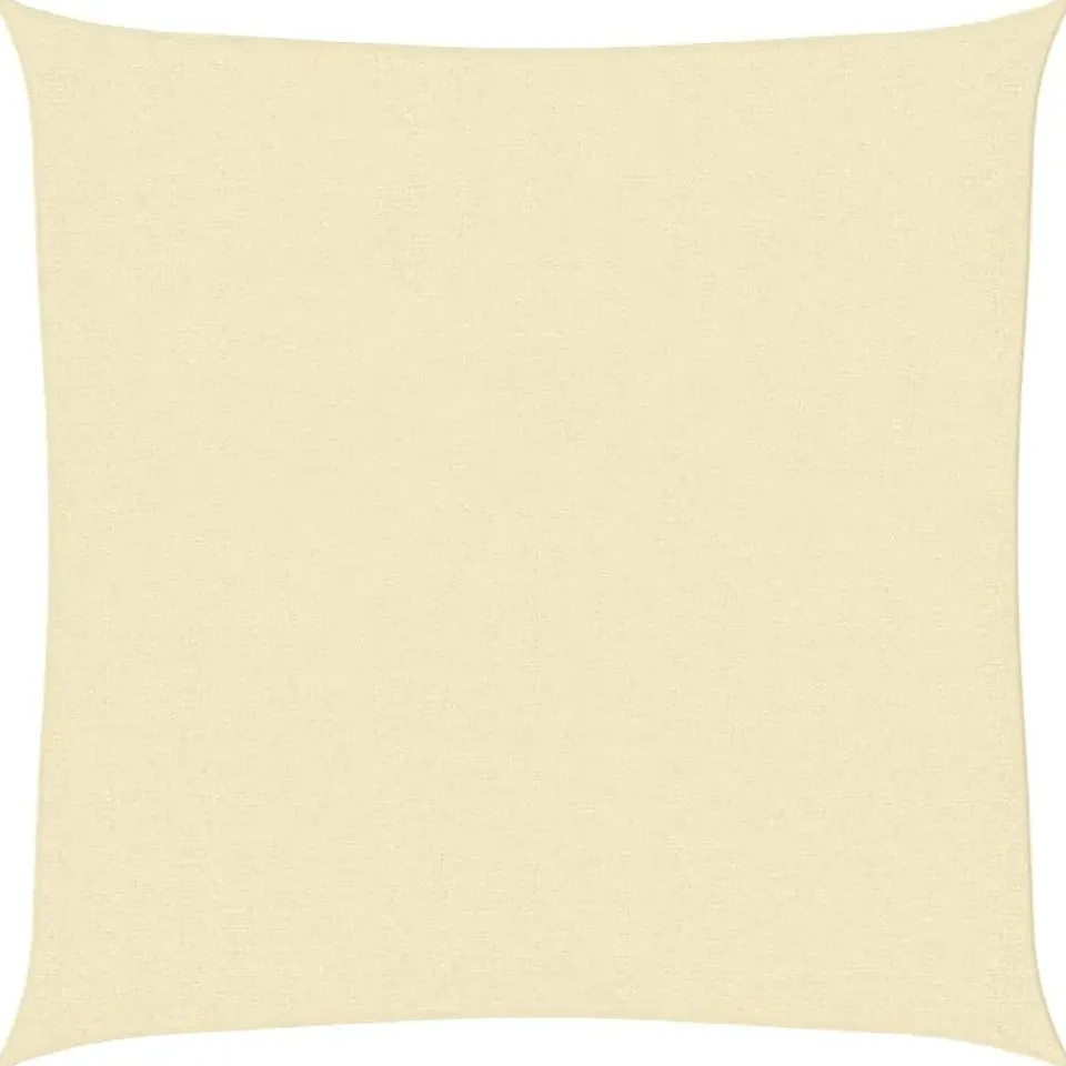 vidaXL - Zonnezeil - Crème - 3.6 x 3.6 m Clearance