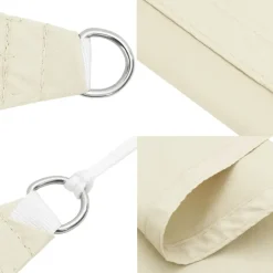 vidaXL - Zonnezeil - Crème - 2 x 4 m Outlet
