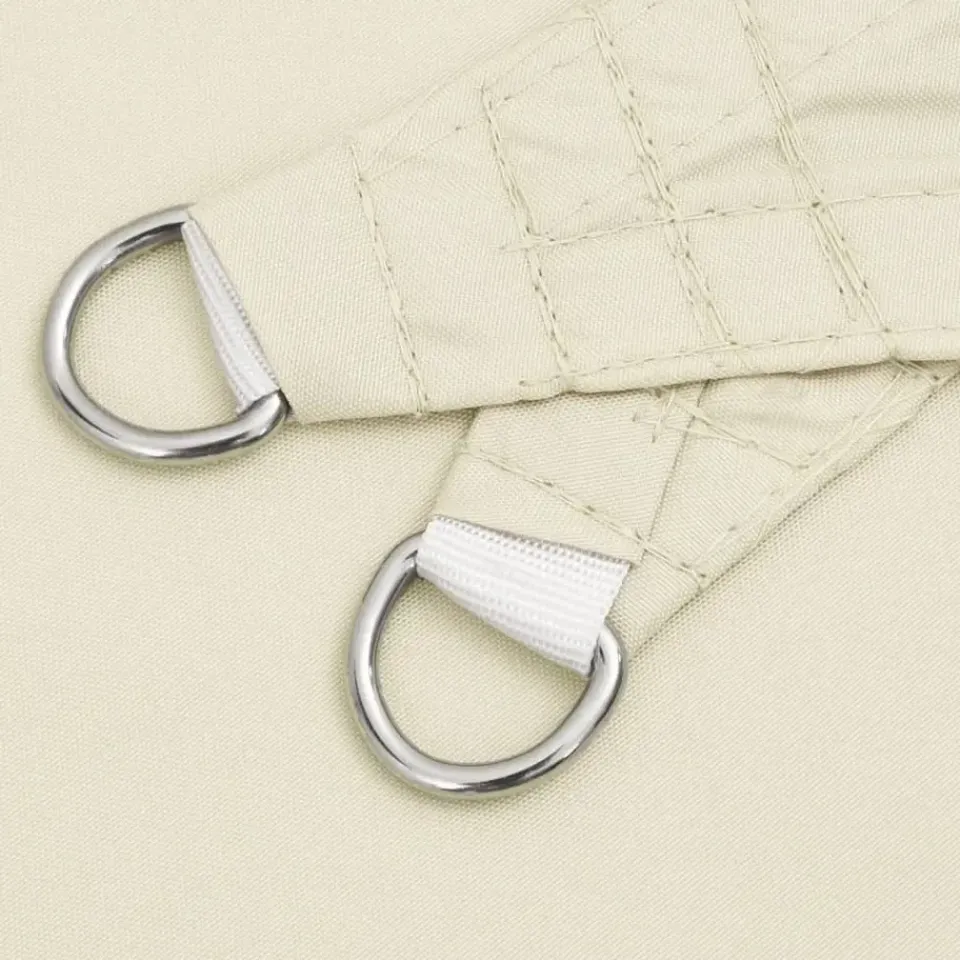 vidaXL - Zonnezeil - Crème - 5 x 5 x 5 m Best