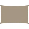 vidaXL - Zonnezeil - Taupe - 2 x 4 m Best