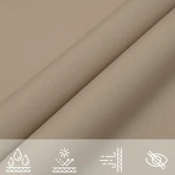 vidaXL - Zonnezeil - Taupe - 2 x 4 m Best