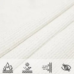 vidaXL - Zonnezeil - Wit - 3.6 x 3.6 m Hot