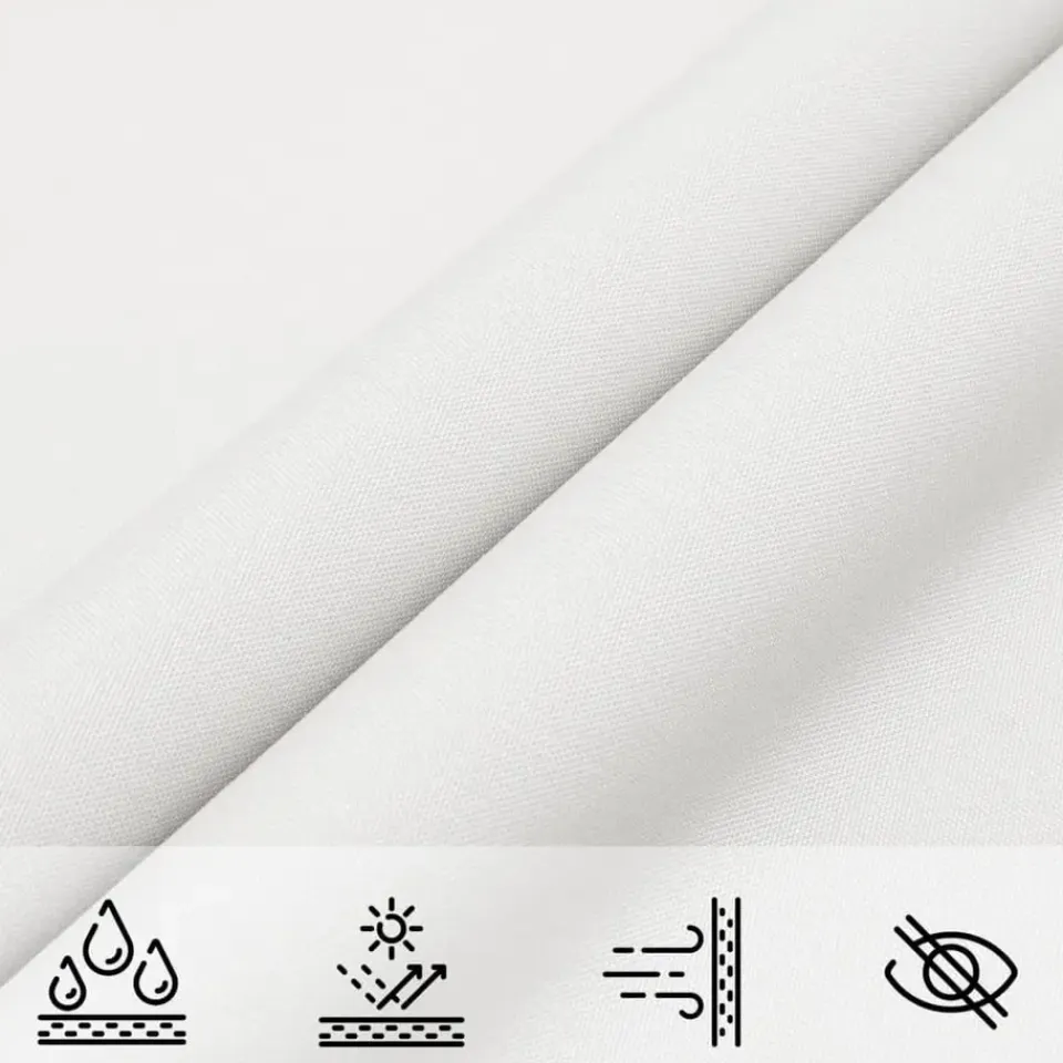 vidaXL - Zonnezeil - Wit - 2 x 4 m Sale