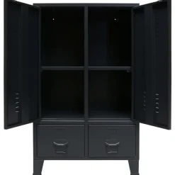 vidaXL - Zwart - Metaal Outlet