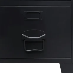 vidaXL - Zwart - Metaal Outlet