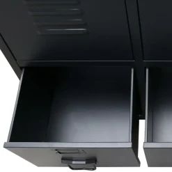 vidaXL - Zwart - Metaal Outlet