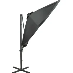 vidaXL - Zweefparasol - Antraciet - 300 cm Outlet