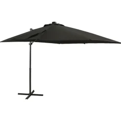 vidaXL - Zweefparasol - Zwart - 250 cm
