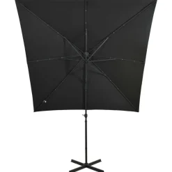 vidaXL - Zweefparasol - Zwart - 250 cm