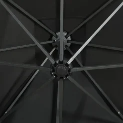 vidaXL - Zweefparasol - Zwart - 250 cm