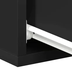 vidaXL - Zwevend Nachtkastje - Zwart - Bewerkt hout - 2 stuks New