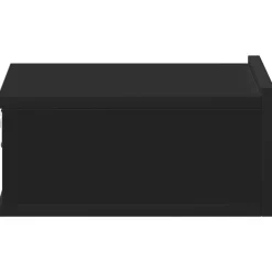 vidaXL - Zwevend Nachtkastje - Zwart - Bewerkt hout - 2 stuks New