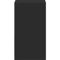 vidaXL Badkamerkast 60x33x61 cm spaanplaat zwart Discount