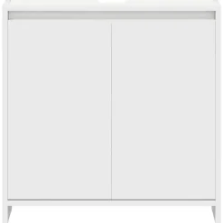 vidaXL Badkamerkast 60x33x61 cm spaanplaat wit Discount