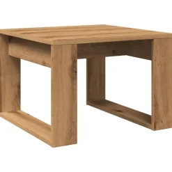 vidaXL Bijzettafel - Salontafel - U-porten - Artisanaal eiken - 50x50x35 cm Sale