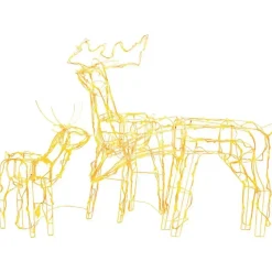 vidaXL 3-delige Kerstverlichting rendieren 229 LED's Best