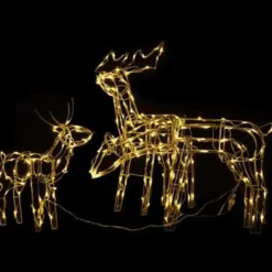 vidaXL 3-delige Kerstverlichting rendieren 229 LED's Best