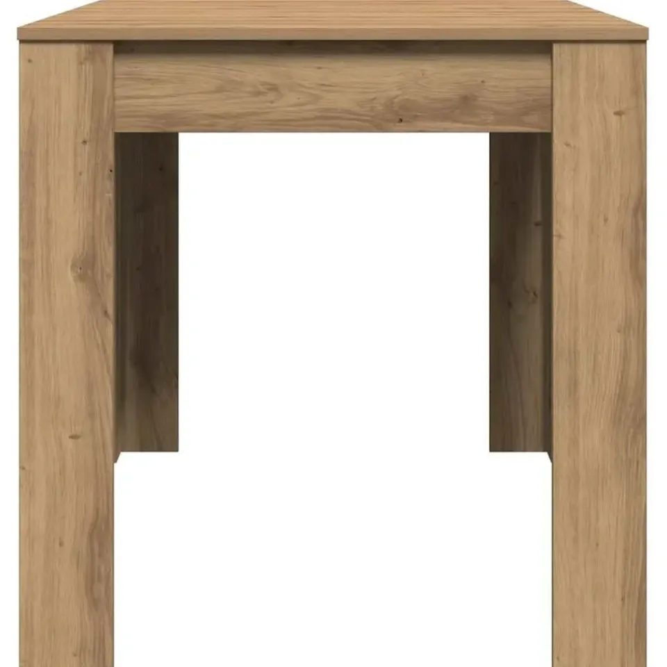 vidaXL Eettafel - Artisanaal eiken - Bewerkt hout - 140x74.5x76 cm Online