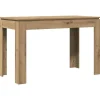 vidaXL Eettafel - Rechthoekige tafel - Artisanaal eiken - Hout - 120x60x76 cm Clearance