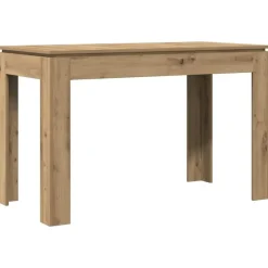 vidaXL Eettafel - Rechthoekige tafel - Artisanaal eiken - Hout - 120x60x76 cm Clearance