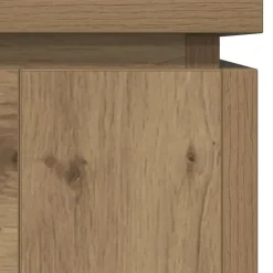 vidaXL Eettafel - Rechthoekige tafel - Artisanaal eiken - Hout - 120x60x76 cm Clearance