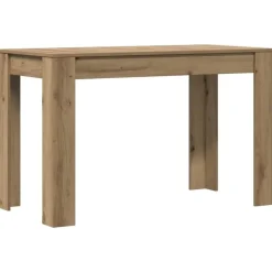 vidaXL Eettafel - Rechthoekige tafel - Artisanaal eiken - Hout - 120x60 cm