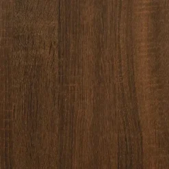 vidaXL Eettafel - Rechthoekige tafel - Bruin eiken - Bewerkt hout - 120x60x76 cm Outlet