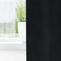 vidaXL Gordijne - Verduisterend - Zwart - 140x225 cm - Fluweel - 2 Stuks Sale