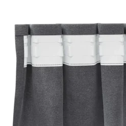 vidaXL Gordijnen - Verduisterend - Lichtgrijs - 140x260 cm - Fluweel - 2 Stuks New