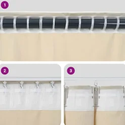 vidaXL Gordijnen - Verduisterend - Lichtgrijs - 140x260 cm - Fluweel - 2 Stuks New