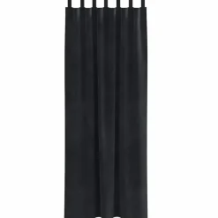 vidaXL Gordijnen met lussen - Verduisterend - Zwart Fluweel - 140x225 cm - 2 St. Sale