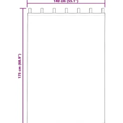 vidaXL Gordijnen met lussen - Verduisterend - Zwart Fluweel - 140x175 cm - 2 St. Discount