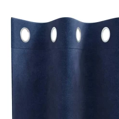 vidaXL Gordijnen met ringen - Donkerblauw - 140x225 cm - Fluweel - 2 Stuks Sale