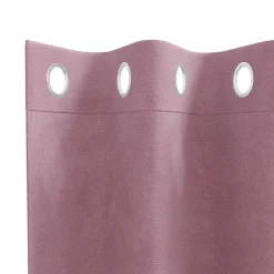 vidaXL Gordijnen met ringen - Donkerroze - 140x245 cm - Fluweel - 2 Stuks Discount