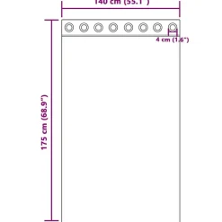vidaXL Gordijnen met ringen - Donkergrijs - 140x175 cm - Fluweel - 2 Stuks Clearance