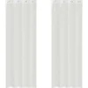 vidaXL Gordijnen van voile met ringen - Wit - 140x260 cm - Stof - 2 Stuks Best