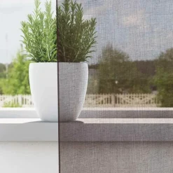 vidaXL Gordijnen van voile met ringen - Bruin - 140x260 cm - Stof - 2 Stuks New