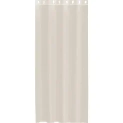 vidaXL Gordijnen van voile met ringen - Crème - 140x225 cm - Stof - 2 Stuks Online