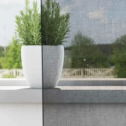 vidaXL Gordijnen van voile met ringen - Zwart - 140x300 cm - Stof - 2 Stuks Clearance