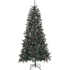 vidaXL kerstboom met standaard 240 cm PVC groen